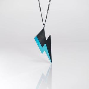 Bolt Pendant | Blue Vinyl