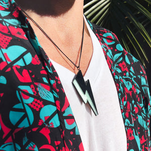 Bolt Pendant | Seafoam Vinyl