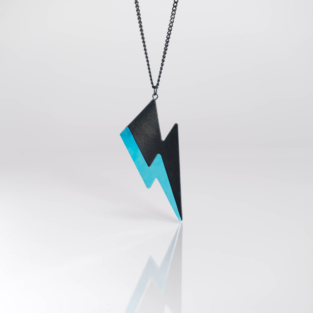 Bolt Pendant | Blue Vinyl